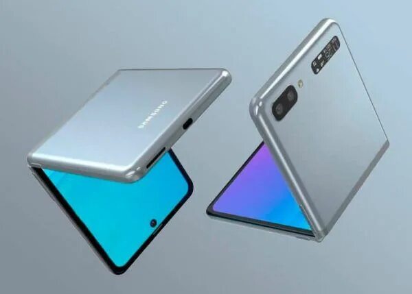 Раскладной самсунг фото Складной телефон Samsung называется не Galaxy Bloom, а Galaxy Z Flip в 2020 г Те