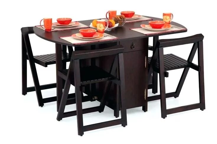 Раскладной стол для кухни фото 32 Best Rv Furniture For Space Saving (With images) Foldable dining table, Kitch