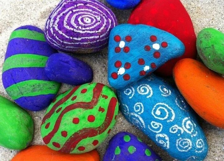 Раскрашенные камни фото painted rock ideas simple #PaintedRockIdeas Painted rocks diy, Rock painting ide