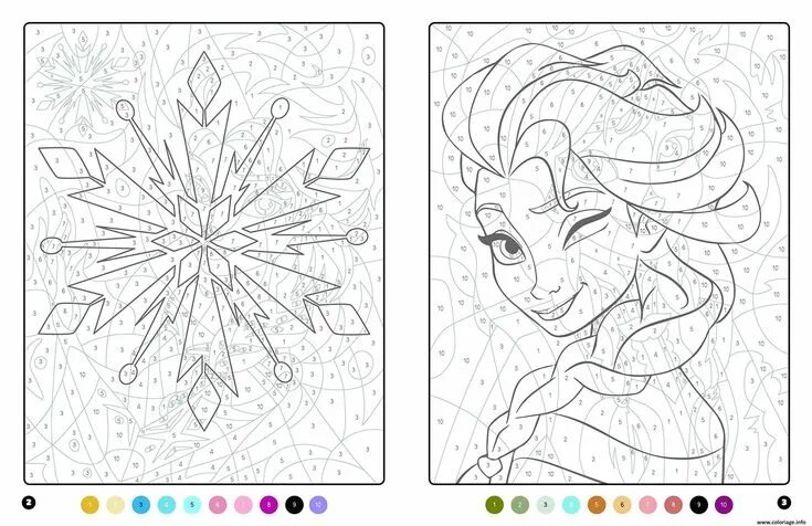 Раскраска по фото линии Coloriage La Reine des neiges MAgique Disney à imprimer Coloriage reine des neig