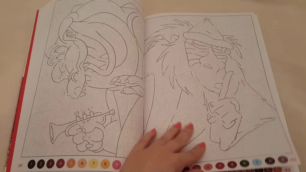 Раскраска по номерам фото дисней Disney: Coloriages Mysteres: Trompe-l'oeil d'Hachette Heroes - YouTube