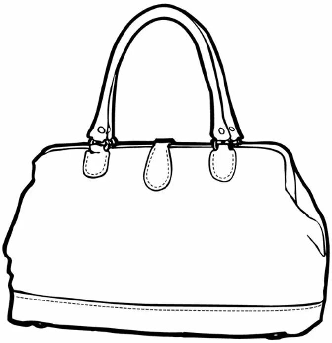 Раскраска сумочка Handbag Coloring Pages at GetDrawings Free download Borse, Gucci, Idee