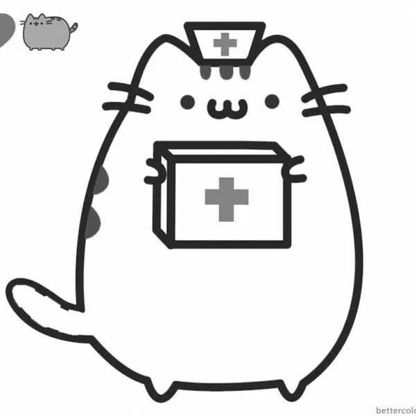 Раскраски фото пухлых котиков Pusheen Coloring Pages Cooking - Free Printable Coloring Pages Pusheen coloring 