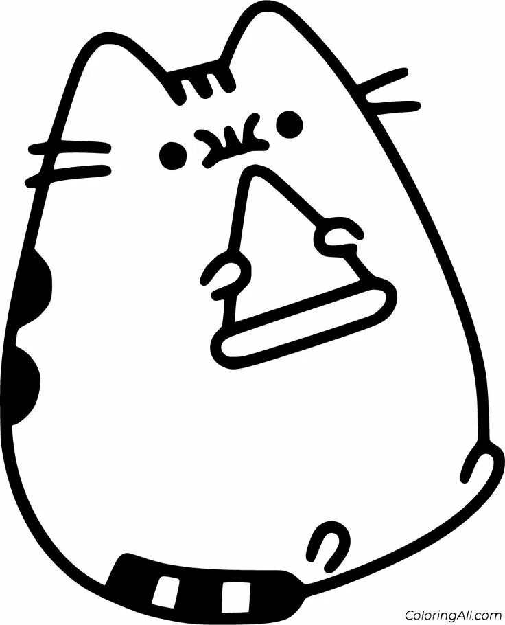 Раскраски фото пухлых котиков 70 free printable Pusheen coloring pages in vector format, easy to print from an