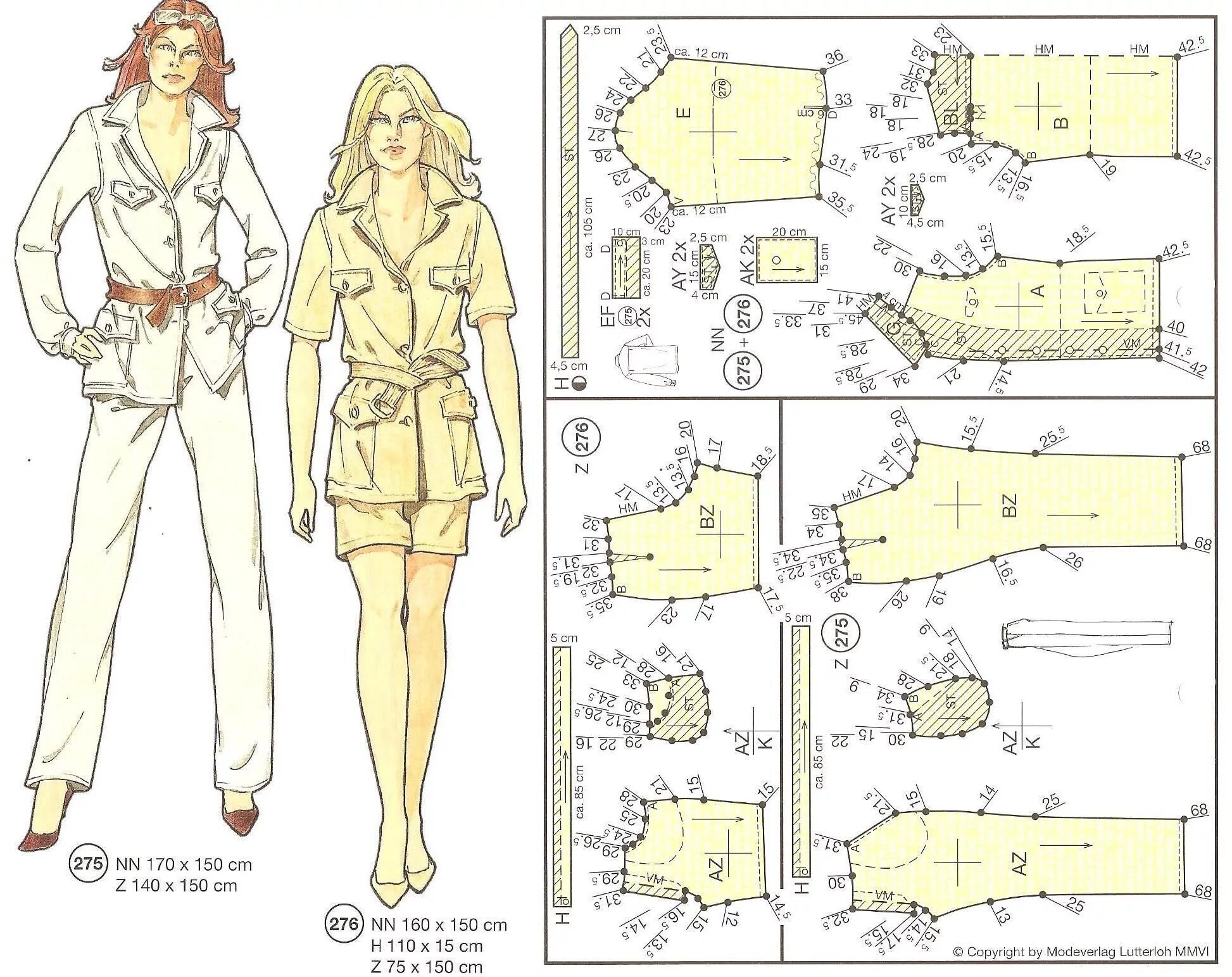 Раскрой выкройки Vintage Sewing Patterns for DIY Clothes