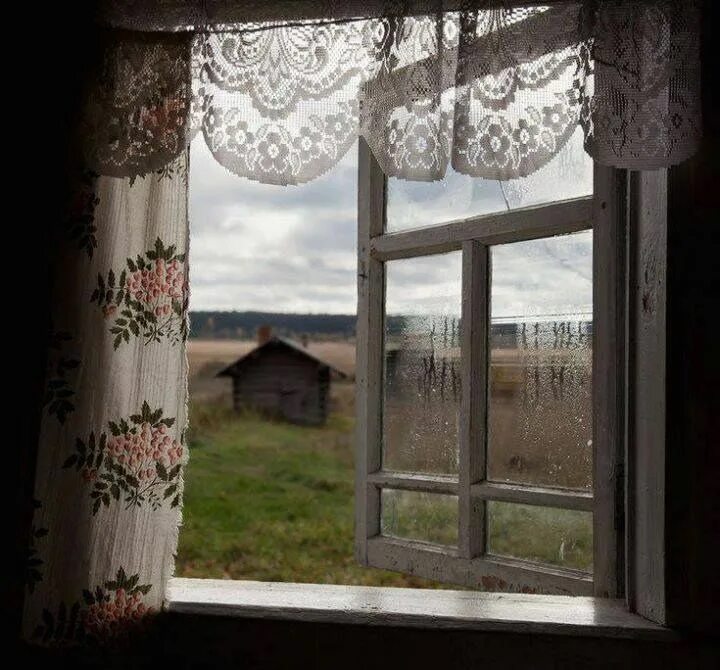 Распахнутые окна фото Photo Country life, Window view, Looking out the window