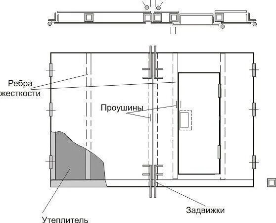 Распашные гаражные ворота с калиткой чертеж Распашные ворота своими руками В мире дизайна Фотострана Пост № 1480006684