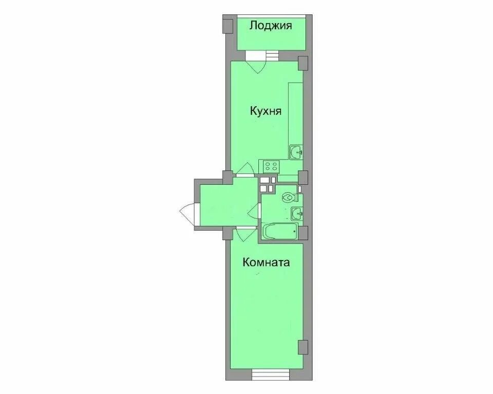 Распашонка квартира планировка 1 комнатная Купить 1-комнатную квартиру 37,1 м² в ЖК "Авиатор" по адресу Саратов, улица имен