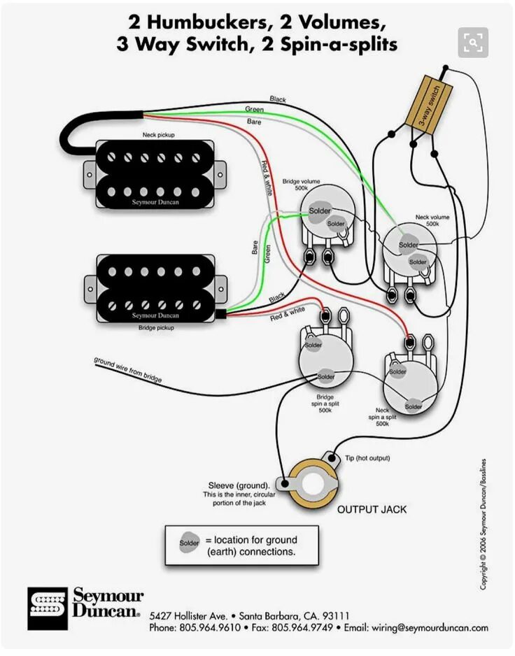 Распайка 2 хамбакера 1 громкость Pin on Electric Guitars Circuit Diagram