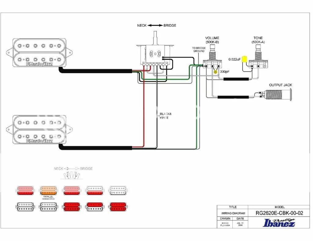 Распайка 3 позиционного переключателя Wiring gurus - 5 way toggle in HH The Gear Page