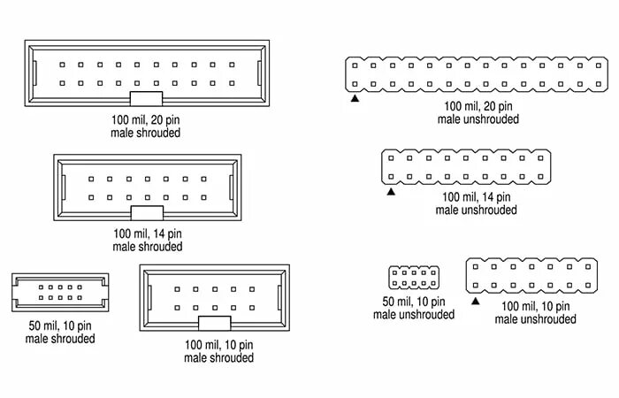 Распайка 70 70 JTAG Connectors and Interfaces - Technical Articles