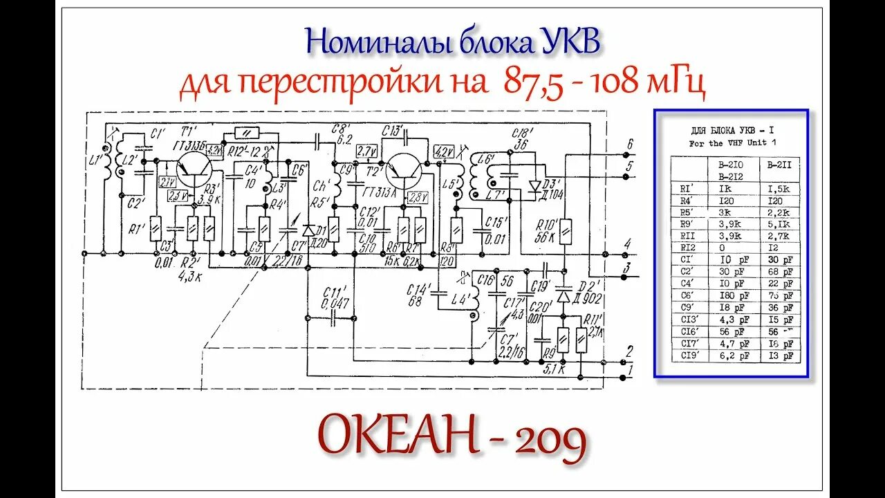 Распайка барабана радиоприемника океан 209 Подготовка к перестройке блока УКВ Океан-209 - YouTube