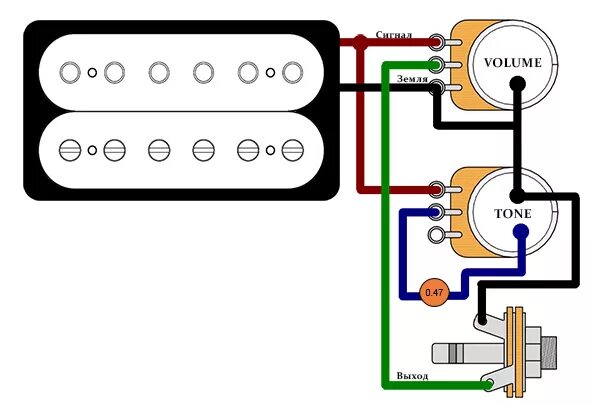 Распайка датчикаtmp36g Распайка звукоснимателей (H) - GuitarGrad