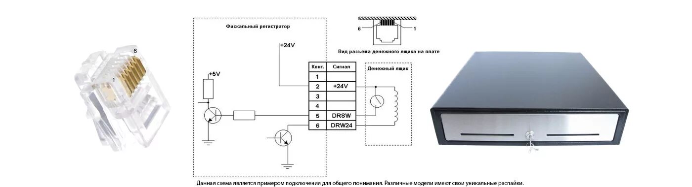 Распайка денежных ящиков Схема подключения денежного ящика к фр штрих м