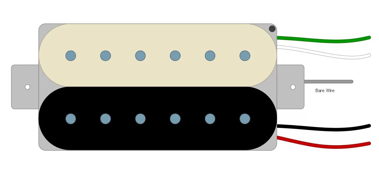 Распайка dimarzio DiMarzio Titan Coil Splitting - Humbucker Soup