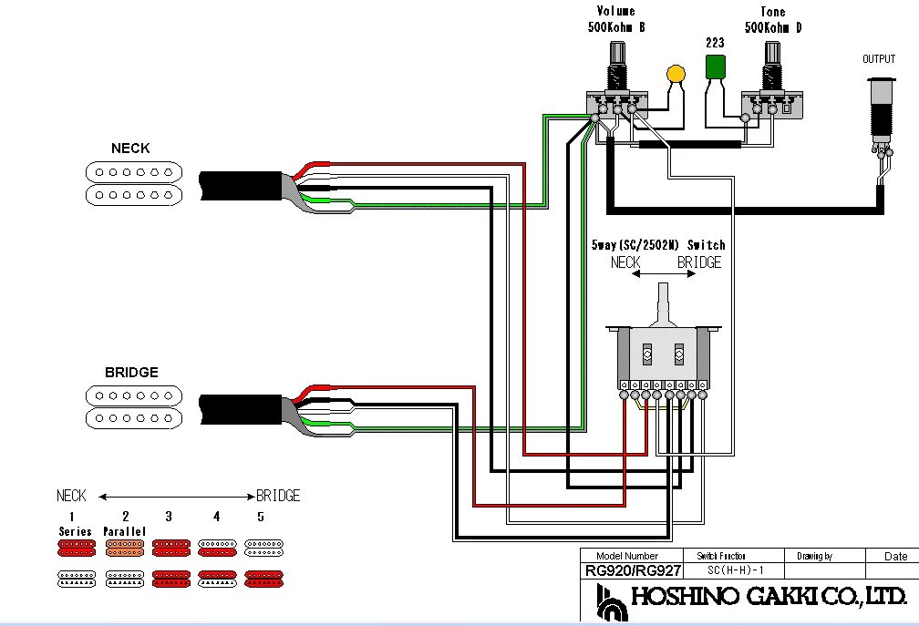 Распайка dimarzio Ibanez Rg Wiring