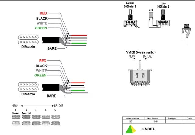 Распайка dimarzio Dimarzio Twang King Wiring Diagram - Easywiring