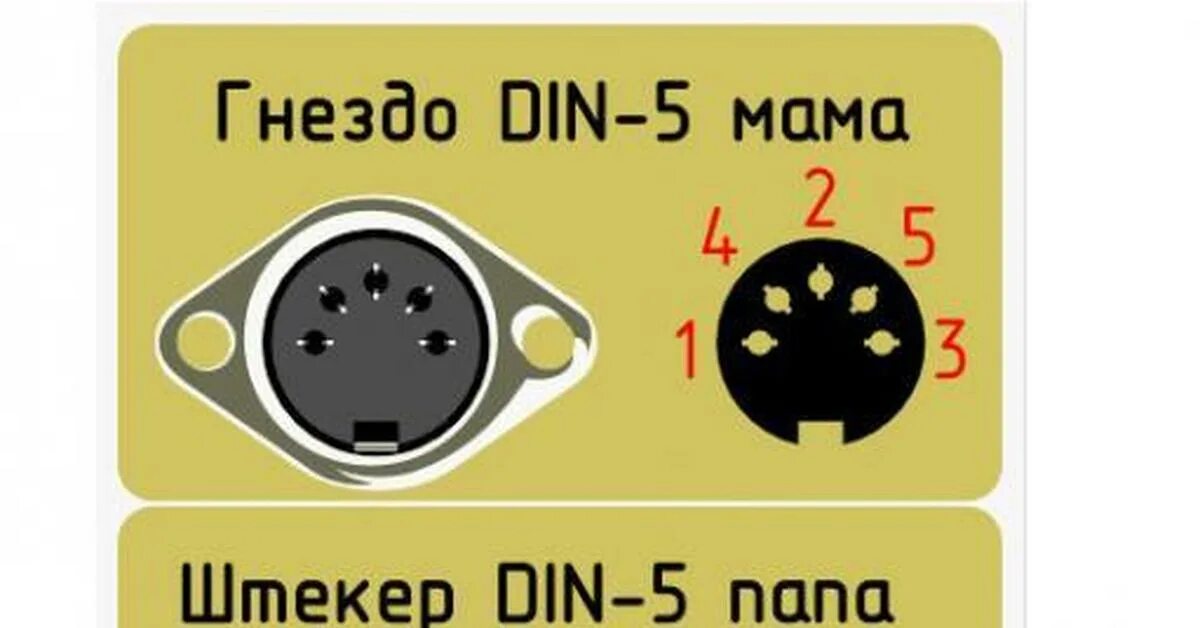 Распайка din 5 стерео Коннектно-штекерный пост Пикабу