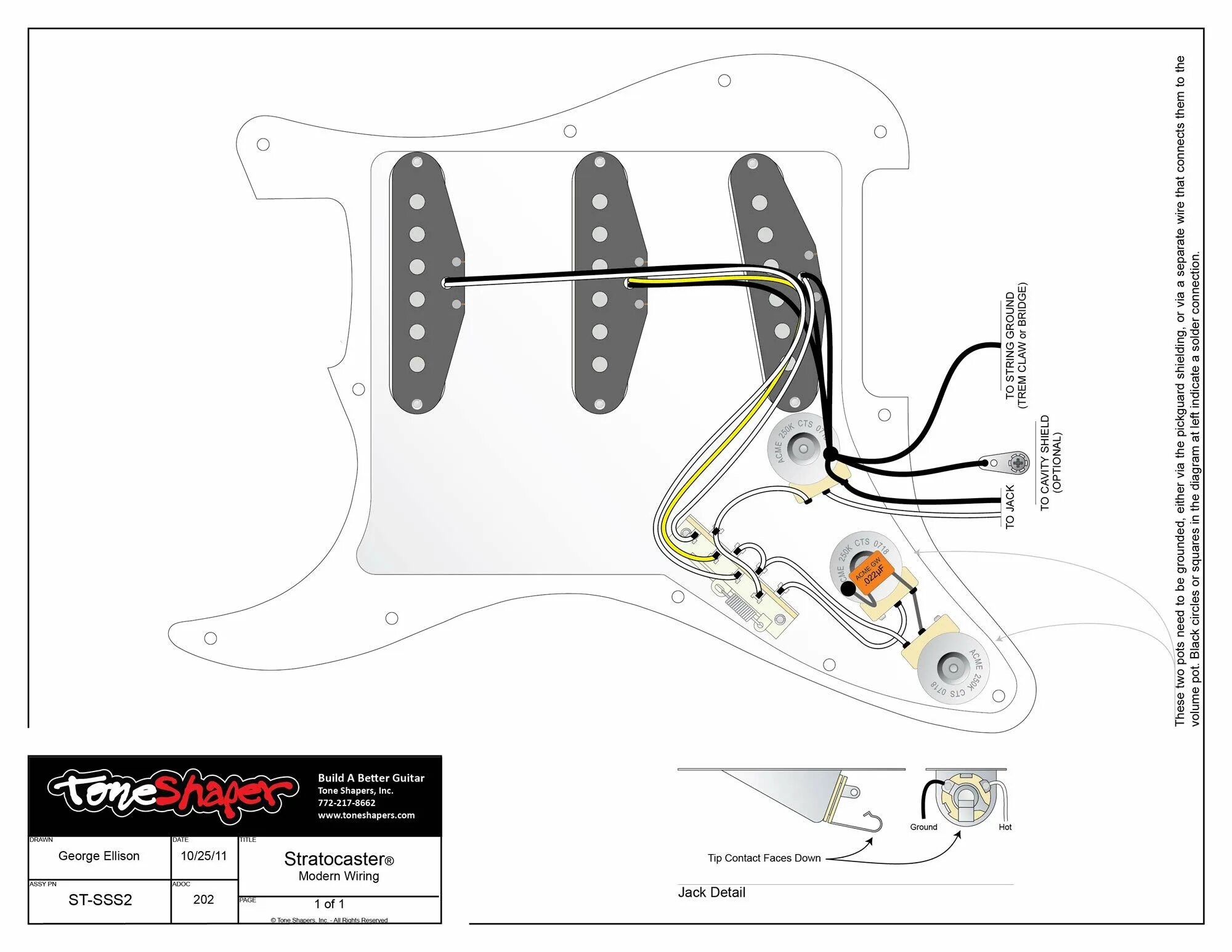 Распайка fender stratocaster fender strat electronics kit Buy-53