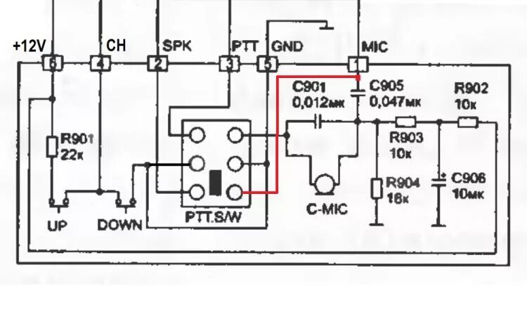 Распайка гарнитуры yosan jc200 300 cb 50 Доработка тангенты JC-2204 - Фотогалерея на CQHAM.RU