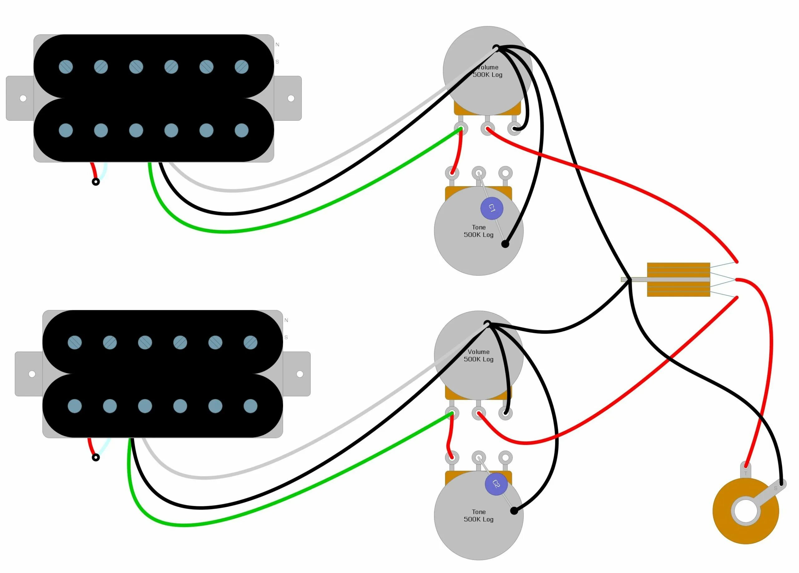 Распайка gibson Gibson 3 Pickup Wiring Diagram Wiring Diagram Image