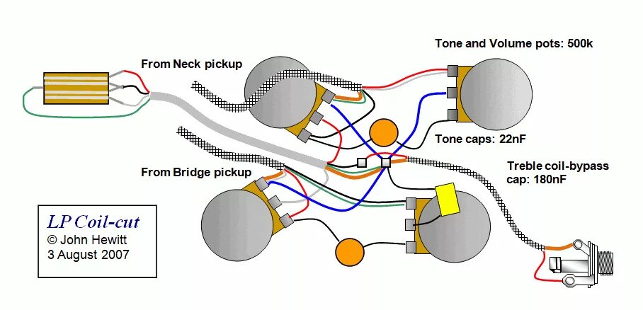 Распайка gibson les paul Using the tone control to split the coil? My Les Paul Forum