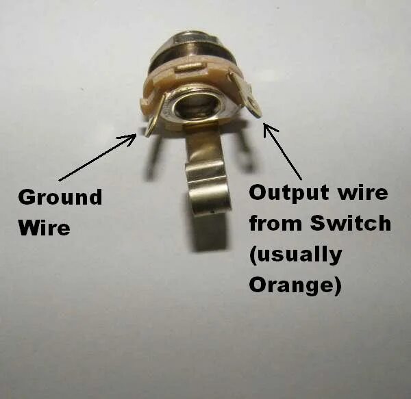 Распайка гитарного гнезда джека Wiring Input/Output Jacks General Guitar Gadgets