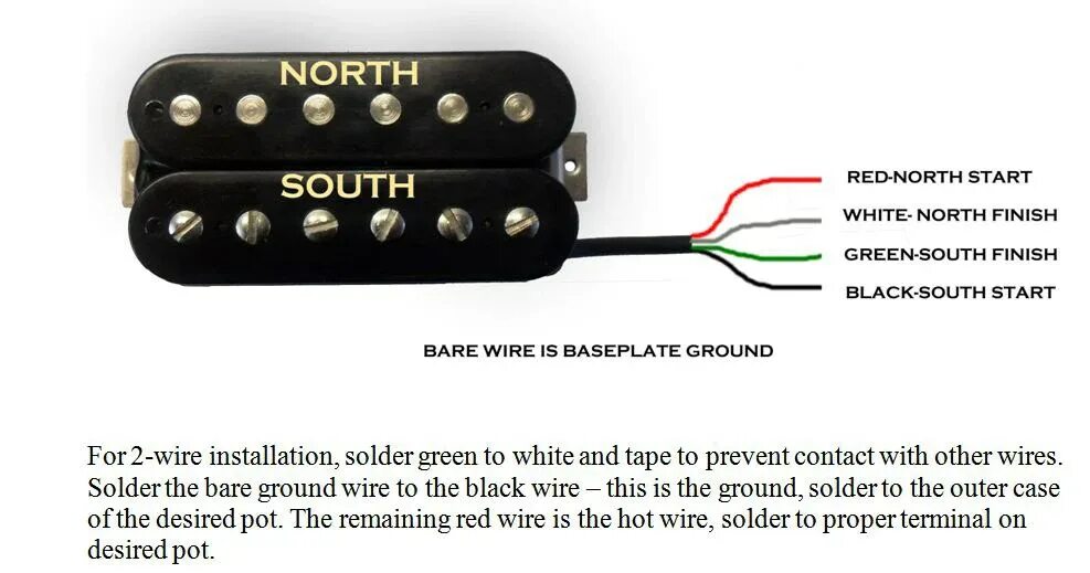 Распайка хамбакера 2 провода Honeywell Ct410B Wiring Instructions