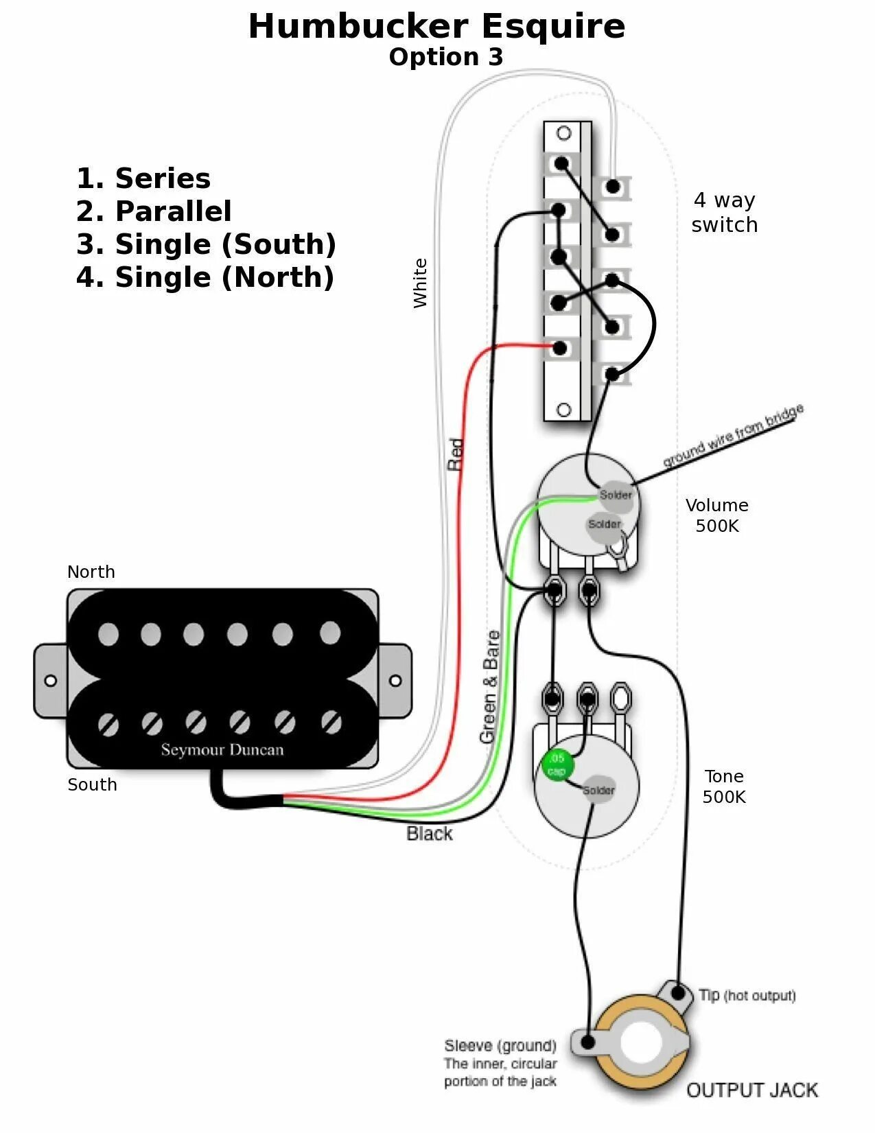 Распайка хамбакеров 1 громкость 1 тон Guitar Wiring Diagrams 1 Pickup - Your Ultimate Guide to Wiring Diagrams!