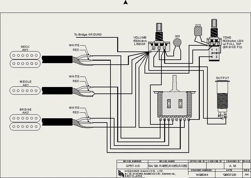 Распайка ibanez Ibanez Collectors World: Schematic for Ibanez RT series?