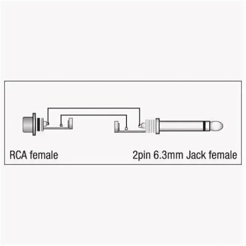 Распайка jack rca MUZ PRO - XGA06 - RCA/F Jack/M mono