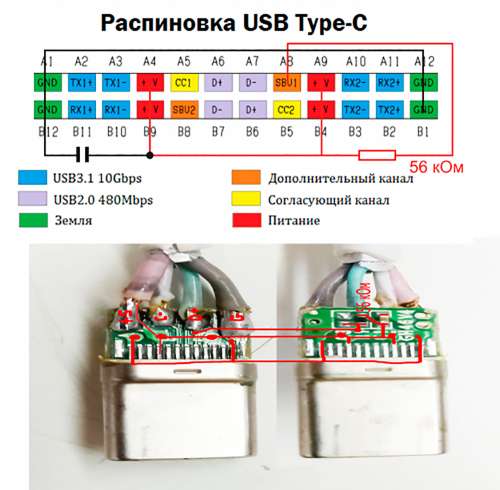 Распайка кабеля usb type c 4 контакта Realme 11 4G - Обсуждение - 4PDA