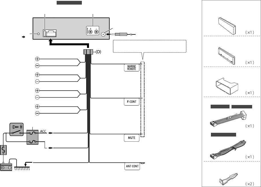 Распайка кенвуд Manual Kenwood KMR-440U (page 92 of 94) (English, German, Dutch, French, Italian