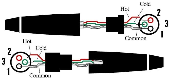 Распайка конденсаторного микрофона Diagrams