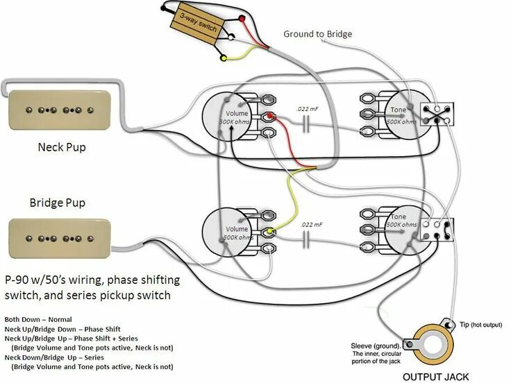 Распайка les paul pickup wiring diagram gibson les paul jr gibson p90 pickup wiring P90 pickup, Gu