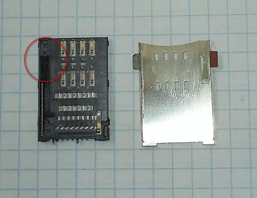 Распайка лотка сим карты Как отремонтировать слот сим-карты планшета своими руками