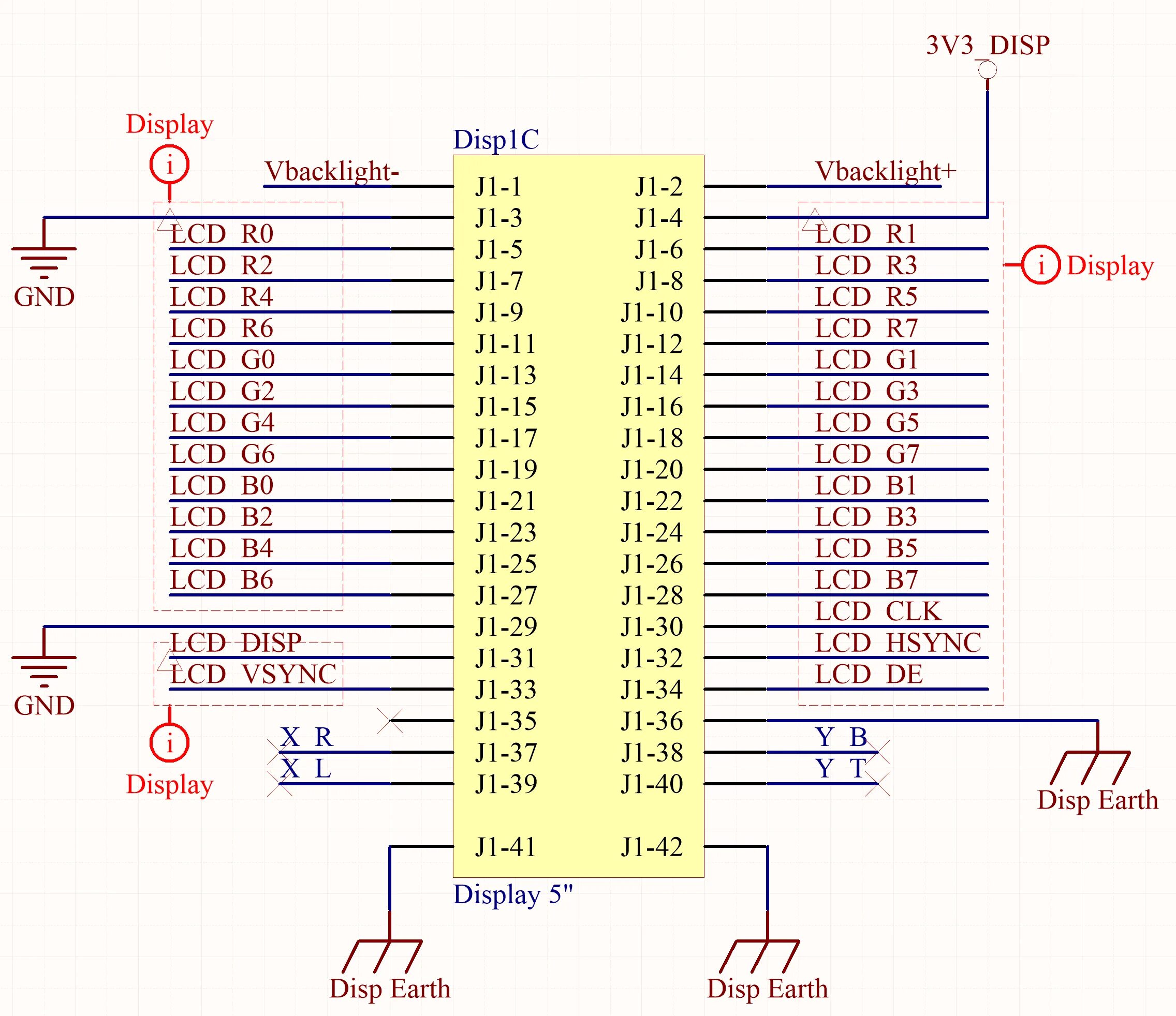 Распайка матрицы планшета Lcd Display Schematic Diagram