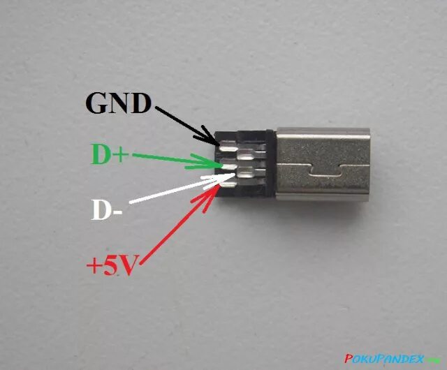 Распайка микро Распиновка USB micro Штекера? - Сообщество "Android" на DRIVE2