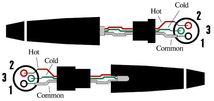 Распайка микрофона Diagrams