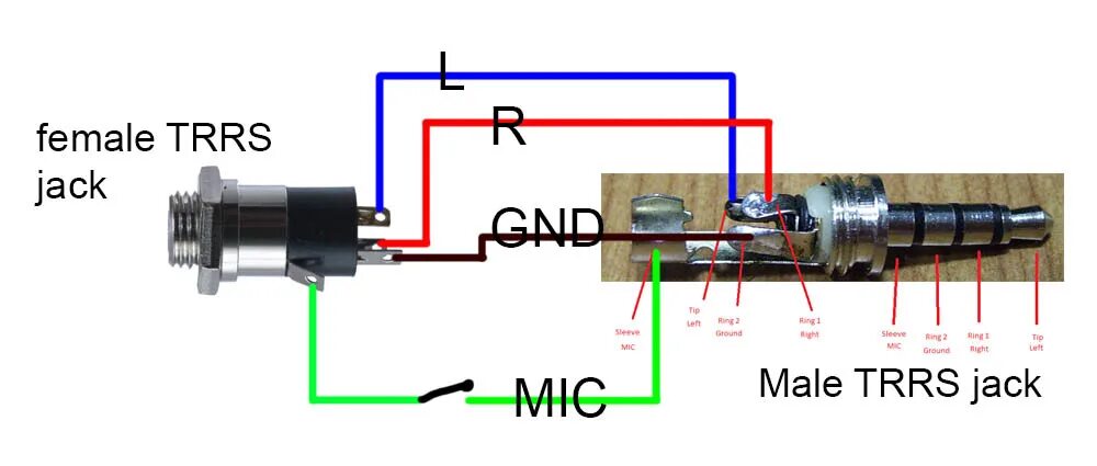 Распайка микрофона на джек 3.5 35 Mm Jack Wiring Diagram