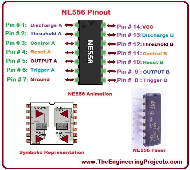 Распайка микросхемы Introduction to NE556 - The Engineering Projects