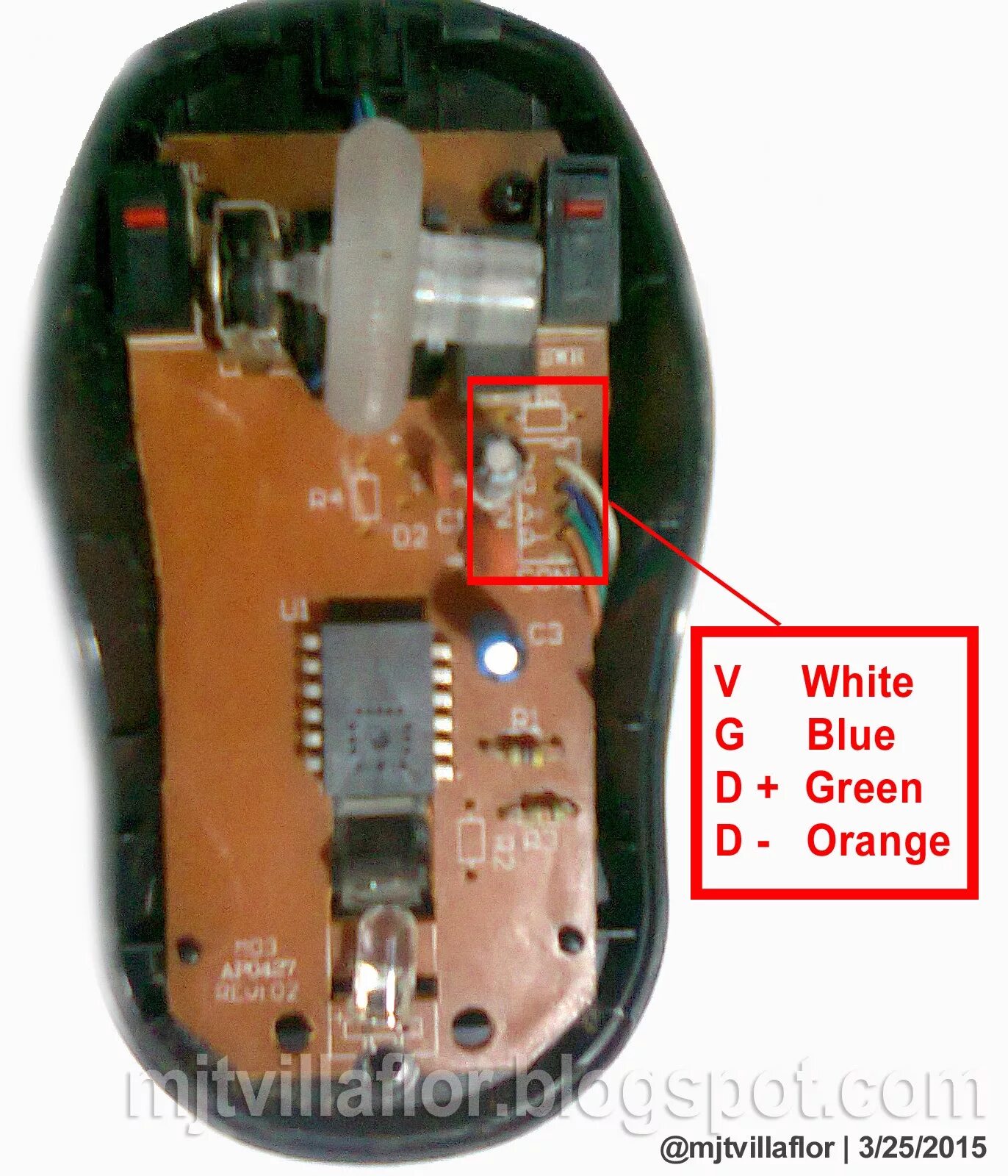 Распайка мыши Usb Mouse Circuit Diagram