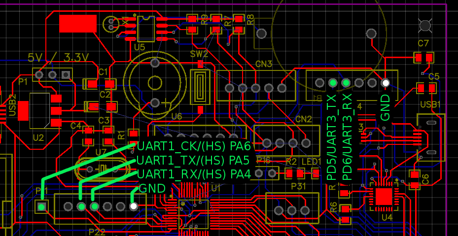 Распайка плат Проектирование и изготовление своей STM8 Develop Board