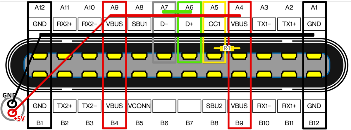 Распайка плат Дешевые провода с USB Type-C (распайка, что внутри) TehnoZet-2 Дзен