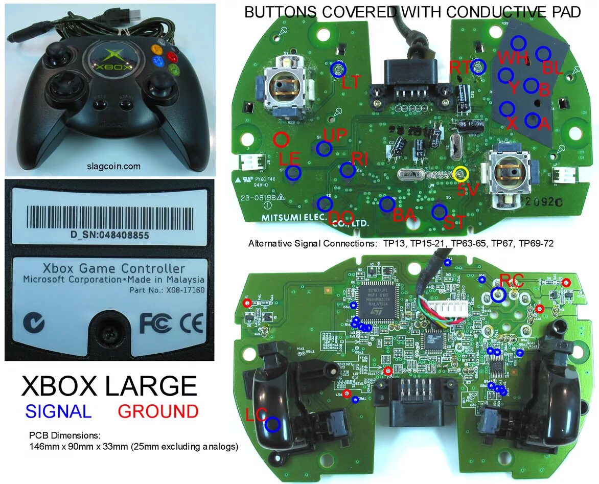 Распайка платы геймпада xbox 360 Xbox Controller Pinout - Issue #11 - lastxserenade/info - GitHub