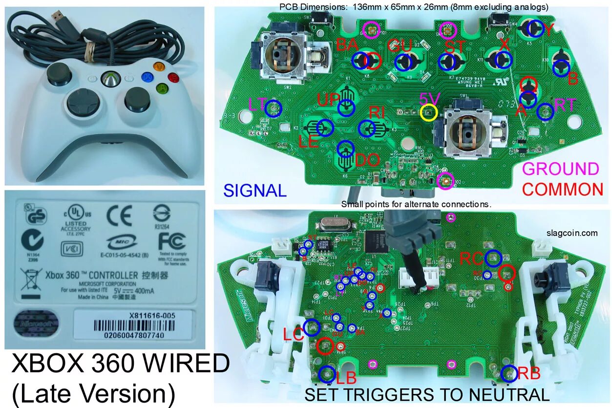 Распайка платы геймпада xbox 360 Xbox360 Controller Pinout - Issue #12 - lastxserenade/info - GitHub