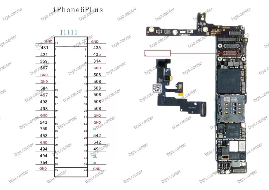 Распайка платы iphone 12 Iphone 12 mini схема платы