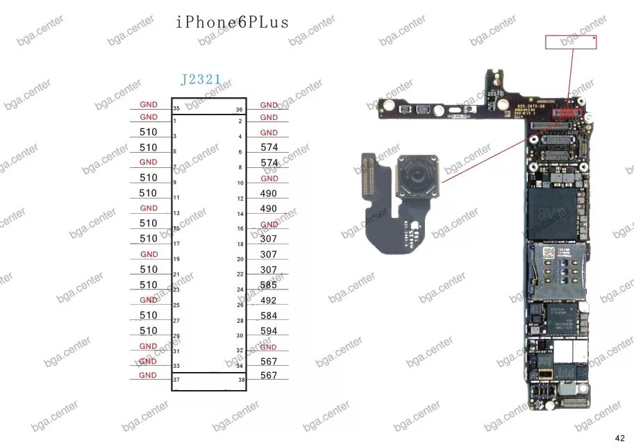 Распайка платы iphone 12 Iphone 8 plus схема шлейфов