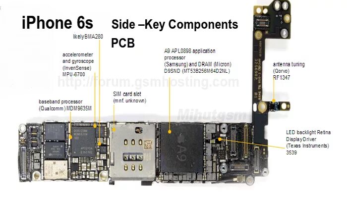 Распайка платы iphone 12 GSM-Forum - View Single Post - Iphone 6s/7 disassemble and reassemble complete t