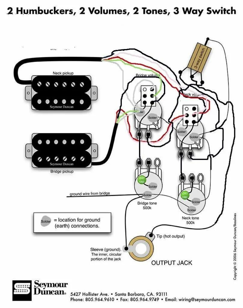 Распайка потенциометров epiphone prophecy Epiphone Les Paul Circuit Diagram